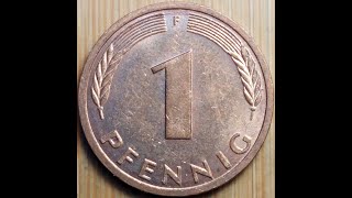 1 Pfennig 1986 Bundesrepublik Deutschland F [upl. by Jorie]