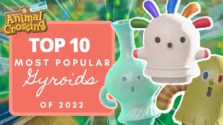 TOP 10 MOST POPULAR GYROIDS  Animal Crossing New Horizons [upl. by Nothsa44]