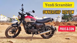 Yezdi Scrambler Ownership Review  Long Term Review YEZDI SCRAMBLER [upl. by Bevash472]