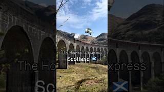 HOGWARTS EXPRESS  Scotland  The Glenfinnan Viaduct scotland harrypotter harrypotterfan fyp [upl. by Remoh16]