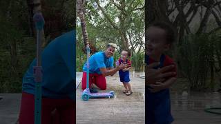 Making a mess baby funny😮‍💨😂❤️ funny funnymoments mood comedy color nature like shorts [upl. by Sixele]