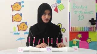 Urdu  Math Activity  Rounding to the Nearest Ten  Lesson Demo  Homeschooling Hindi اردو [upl. by Rramal569]