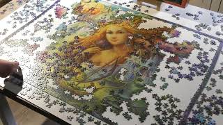 Puzzle Time Lapse Water faery Castorland 2000 [upl. by Trebleda]