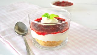 Cheesecake Saludable en 10 min  SIN HORNO  AUXY ORDONEZ [upl. by Babby]