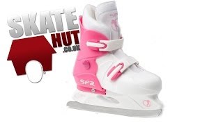 SFR Hardboot Adjustable Ice Skates  Unboxing  Skatehut [upl. by Sauers]