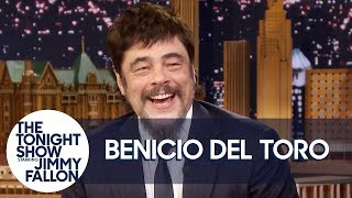 Benicio Del Toro Reacts to Guardians of the Galaxy Fans quotRiding Himquot at Disneyland [upl. by Sitnalta]