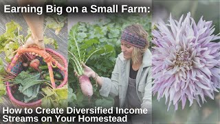 Earning Big on a Small Farm How to Create Diversified Income Streams on Your Homestead [upl. by Adihaj]