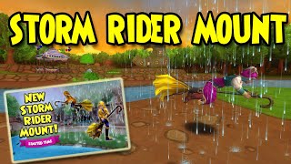 Wizard101 ⛈️STORM RIDER MOUNT Review⛈️ [upl. by Annyahs]