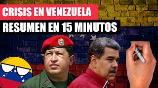 ✅ La CRISIS de VENEZUELA en 15 minutos  ¿Por qué Venezuela está siempre en crisis [upl. by Ikim]