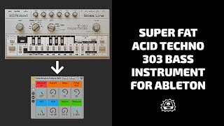 Super Fat Acid Techno TB303 Bass for Ableton Live Free Download  Side Brain [upl. by Zaria]