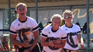 Campbellsville University Softball 2015 Opening Round Champs [upl. by Ardnosal]