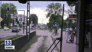 Tramwaje Kraków 2022 Linia 13 [upl. by Azilem]