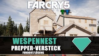 Far Cry 5 Prepper Versteck  Wespennest  Johns Region  FundortLösung  Guide [upl. by Eidac]