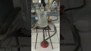 Inorganic chemistry practical BSC 2nd year BaCl225mlDilHCl 5mlDistilled water 20ml heated [upl. by Lednek326]