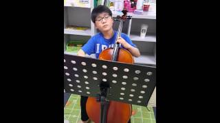 Goltermann cello concerto no5 1st Jinwoo Park 9 age [upl. by Karole313]