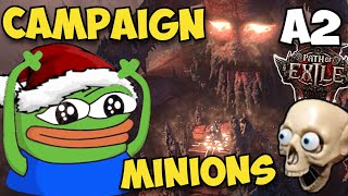 EVERY ACT TWO BOSS ON MINIONS INFERNALIST SUMMONER Path Of Exile 2 Early Access [upl. by Rivi992]