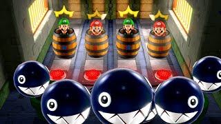 Mario Party Superstars  Lucky Minigames  Brother Mario and Luigi vs All Bosses Master Difficulty [upl. by Notsob47]