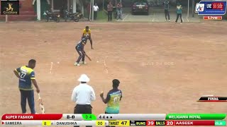 Super Fashion vs Weligama Royal Full Match [upl. by Trust]