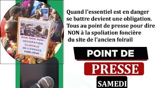 EN DIRECT POINT DE PRESSE POUR DIRE NON À LA SPOLIATION FONCIÈRE DU SITE DE LANCIEN FOIRAIL [upl. by Nyladnohr]