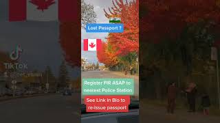 Lost or Damaged Indian Passport in Canada BLS International [upl. by Rizas]