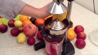 Citrus Juicer Press XLarge Demonstration Zulay Müeller Jupiter [upl. by Olimac]