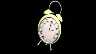 crazy alarm clock 3d animation [upl. by Nahgam]