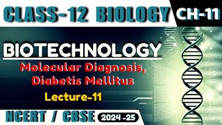 BIOTECHNOLOGY I L11 I BIOTECHNOLOGY AND ITS APPLICATION IDIAGNOSIS ICLASS12I NEETCBSEState Board [upl. by Eyllib]