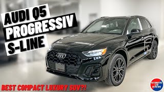 2023 AUDI Q5 PROGRESSIV SLINE  InDepth Review  Best Compact Luxury SUV [upl. by Elyn395]