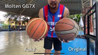 Molten GG7X  Original vs Fake  Comparison Review [upl. by Aknaib]