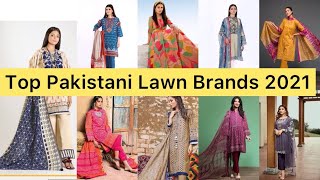 Top Pakistani Lawn Brands  Pakistani brands  Summer lawn Collection [upl. by Yodlem]