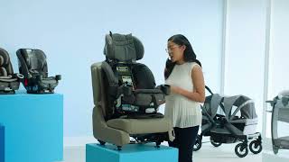 How To Install the Graco® Turn2Me™ 3in1 Car Seat ForwardFacing Using the LATCH System [upl. by Anoerb608]