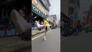 In the streets of Kerala 🙌 football shorts [upl. by Orimisac46]