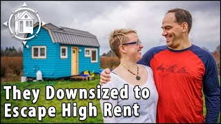 Couple Builds Zero Debt Tiny House to Escape High Rent in the City [upl. by Wolfie416]