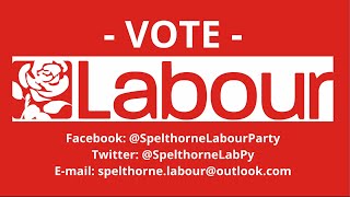 Vote Labour on the 4th May 2023  Spelthorne Council [upl. by Enida]