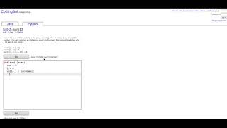 List2 sum13 Python Tutorial  Codingbatcom [upl. by Dorina]