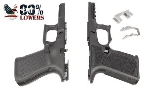 Polymer80 vs GLOCK® Frames Whats Different [upl. by Itsirk497]