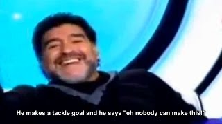 Maradona laughs at Cristiano Ronaldo English Sub [upl. by Claudell]