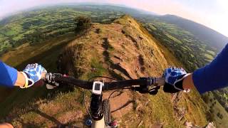 RIDGE RIDE 2  Black Mountains  GoPro Chest Mount MTB [upl. by Ecnerewal]