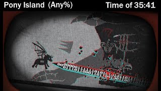 Any Pony Island Speedrun 3541 [upl. by Lidstone]