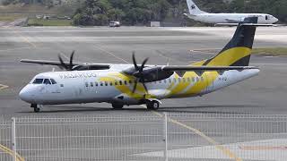 POUSO E DECOLAGEM DO ATR 72500  PPPTQ  PASSAREDO LINHAS AEREAS [upl. by Jared]