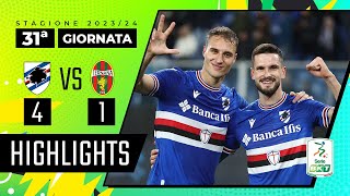 Sampdoria vs Ternana 41  De Luca si porta il pallone a casa  HIGHLIGHTS SERIE BKT 2023  2024 [upl. by Theola471]