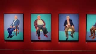 David Hockney painting sells for a record 90 million [upl. by Vallonia]