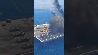 Israeli Aircraft Carrier with military equipments attacked by Irani Jets game shorts gta5 [upl. by Lupien]