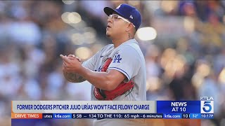 Former Dodgers pitcher Julio Urias wont face felony charges [upl. by Spense152]