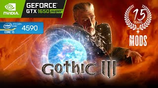 GOTHIC 3 IN 2021  PATCH 175  VARIOUS MODS  GTX 1650 SUPER [upl. by Isnyl]