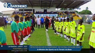 GABON  FOOTBALL U15  DÉTECTION EN VUE DU CHAMPIONNAT DE FOOTBALL SCOLAIRE ZONAL [upl. by Almallah]