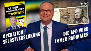 FDP in der Krise  AfD will zurück zur DMark  Wirtschaft unter Druck  heuteshow vom 06122024 [upl. by Leuqcar422]