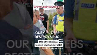 Brave Irish Woman Confronts Cop in Coolock [upl. by Rodama25]