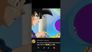 Goku and zeno funny moments  shorts edit dbs shorts [upl. by Ylam]