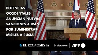 Potencias occidentales anuncian nuevas sanciones a Irán por suministrar misiles a Rusia [upl. by Remlap895]